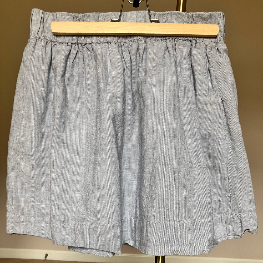 J. Crew Blue Bubble Mini Skirt